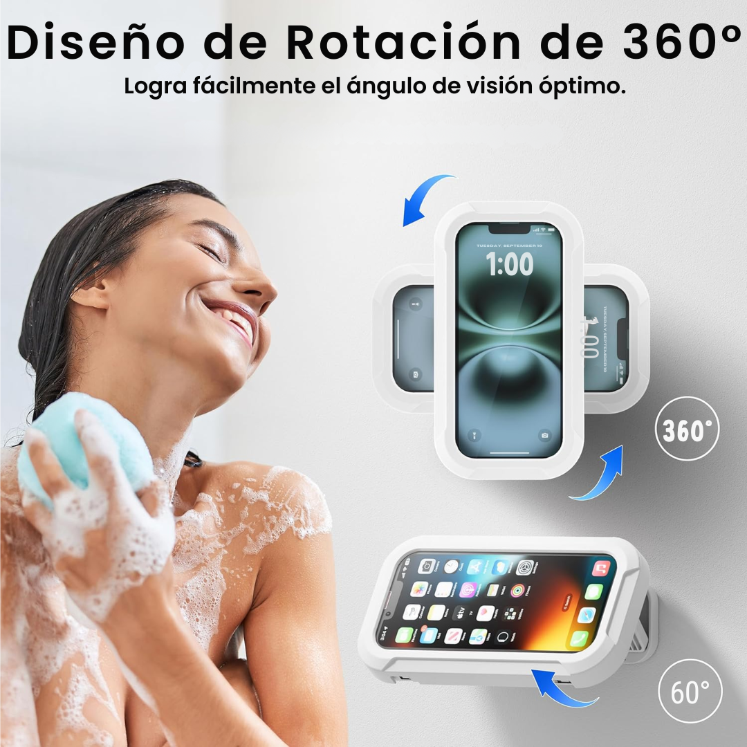 Soporte Impermeable 360° cocina y baño
