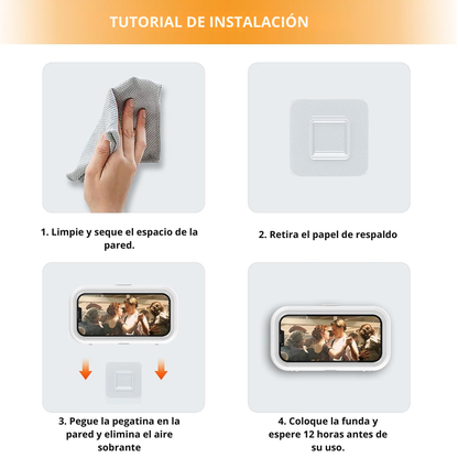 Soporte Impermeable 360° cocina y baño